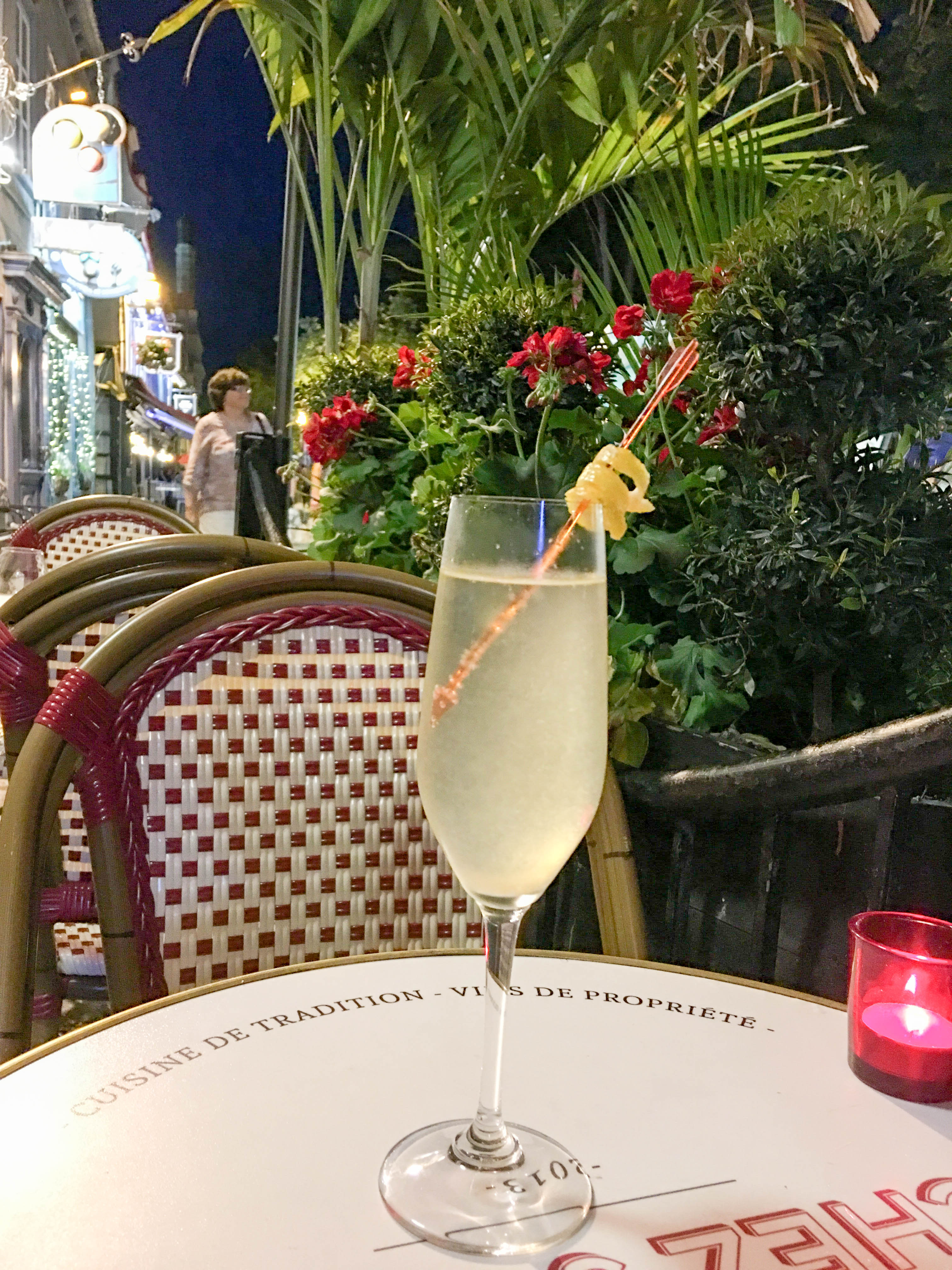 Delightful French 75 in Quebec City